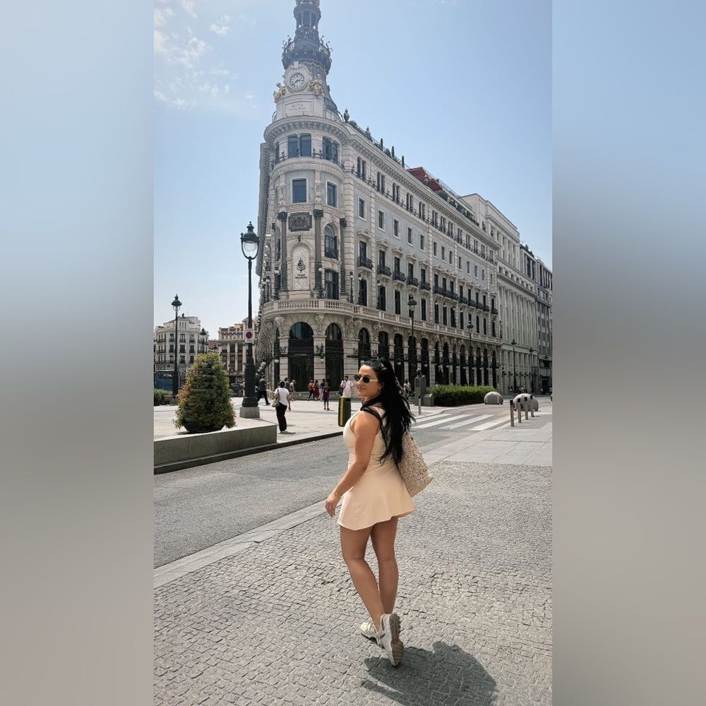 Nubyen revolve cream skort dress